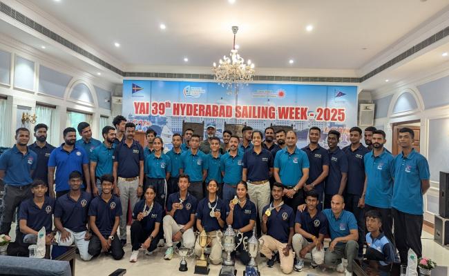 RITIKA DANGI CPO(PT) WON THE NATIONAL ILCA6 (WOMEN) CHAMPION TROPHY, THE NATIONAL ILCA6 CHAMPION TROPHY AND THE MAJOR AA BASITH TROPHY.MASTER RAMAKANT WON THE ILCA 4 (BOYS) CHAMPION TROPHY.