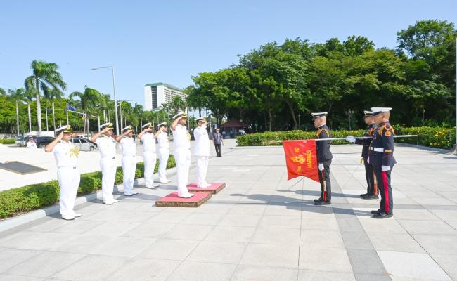 REAR ADMIRAL SUSHEEL MENON, FOCEF PAID SOLEMN TRIBUTE TO DR. JOSE RIZAL