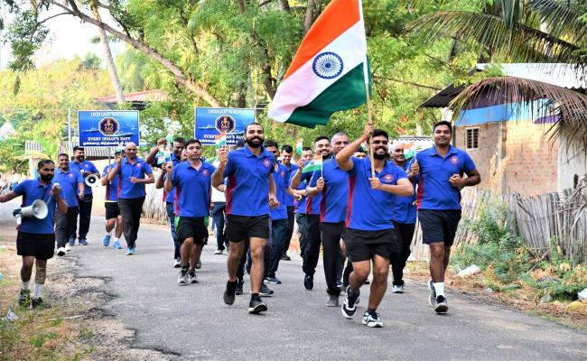 पूर्वी नौसेना कमान में हरघर तिरंगा अभियान