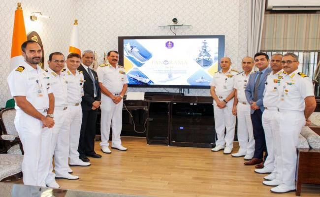 नौसेना प्रमुख एडमिरल दिनेश के त्रिपाठी ने पैनोरमा वर्जन 3.0 लॉन्च किया