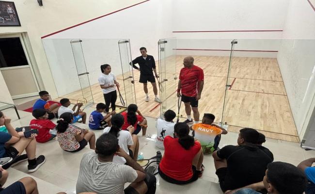 विश्व स्क्वैश दिवस पर प्रचारात्मक खेल समारोह