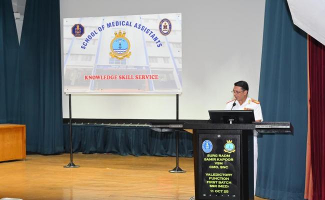 VALEDICTORY FUNCTION FOR THE 1ST BATCH OF SSR (MED) TRAINEES