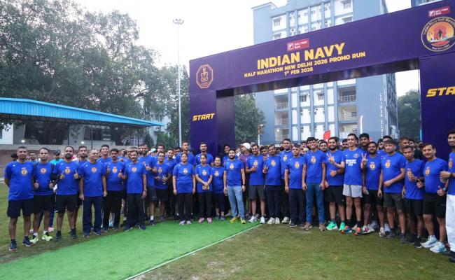  FIRST PROMO RUN OF THE INDIAN NAVY HALF MARATHON 2026