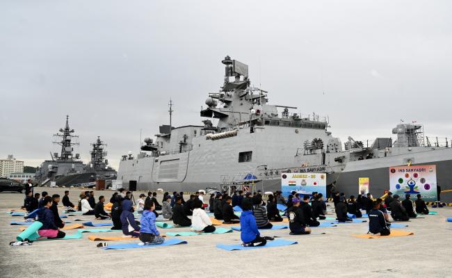 HARBOUR PHASE OF THE JAPAN INDIA MARITIME EXERCISE JAIMEX 2025