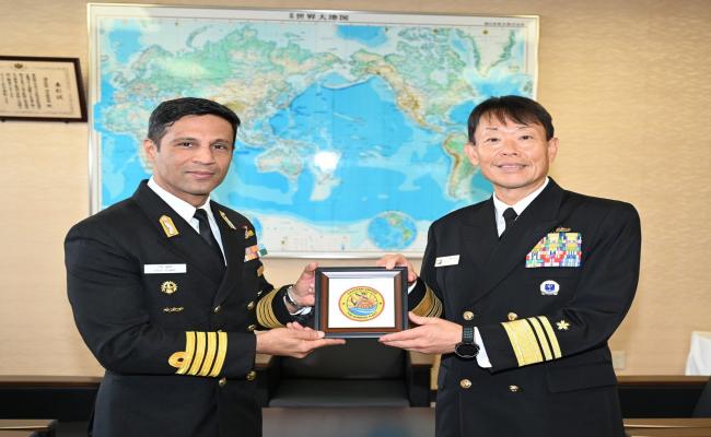  INS SAHYADRI ARRIVES AT SASEBO JAPAN 