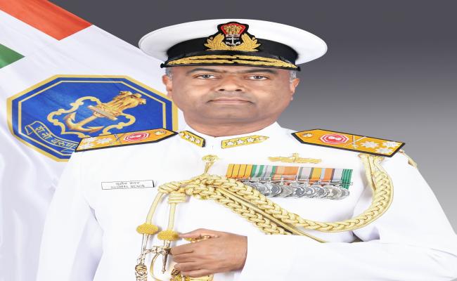 VICE ADMIRAL SUSHEEL MENON ASSUMED CHARGE AS THE CHIEF OF STAFF, HQENC 