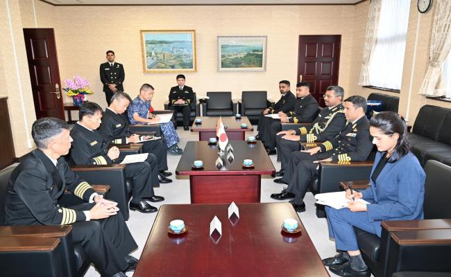  INS SAHYADRI ARRIVES AT SASEBO JAPAN 