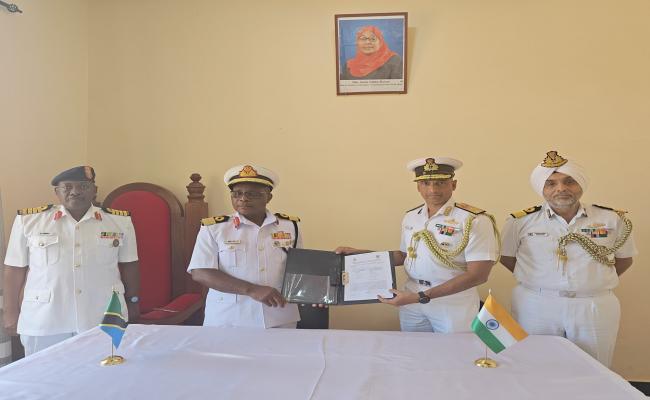 MAIDEN EDITION OF INDIAN NAVY, TANZANIA PEOPLE'S DEFENCE FORCE NAVY STAFF TALKS WERE SUCCESSFULLY CONCLUDED
