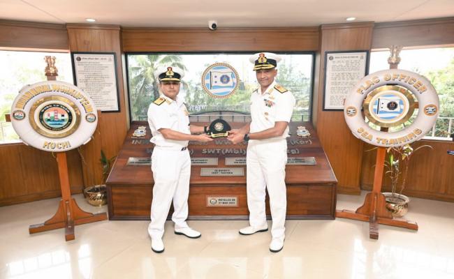 REAR ADMIRAL VIDHYADHAR HARKE TOOK OVER AS THE 27TH FLAG OFFICER SEA TRAINING (FOST)