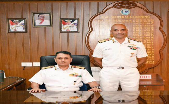 REAR ADMIRAL VIDHYADHAR HARKE TOOK OVER AS THE 27TH FLAG OFFICER SEA TRAINING (FOST)
