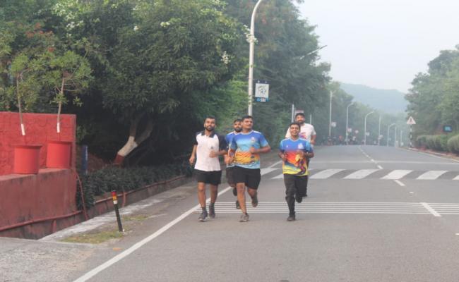 विशाखापत्तनम नेवी मैराथन 2025 की चौथी प्रशिक्षण दौड़ आयोजित