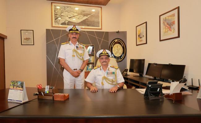 REAR ADMIRAL AJAY PATNEY TOOK OVER AS ADMIRAL SUPERINTENDENT OF NAVAL DOCKYARD MUMBAI