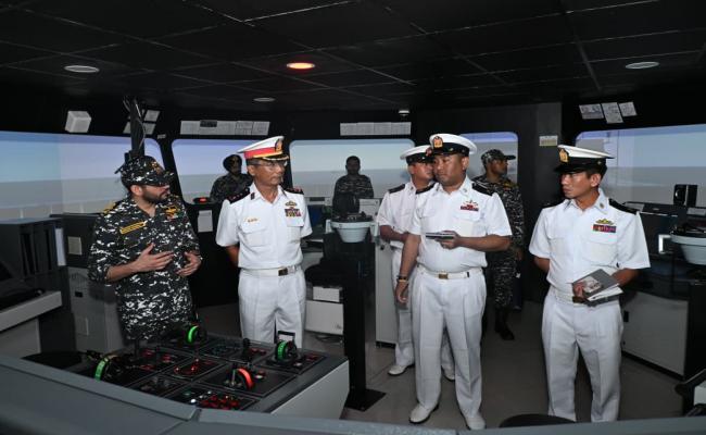 NAVAL TRAINING SCHOOL OF MYANMAR, VISITED VARIOUS TRAINING ESTABLISHMENTS UNDER HEADQUARTERS, SOUTHERN NAVAL COMMAND