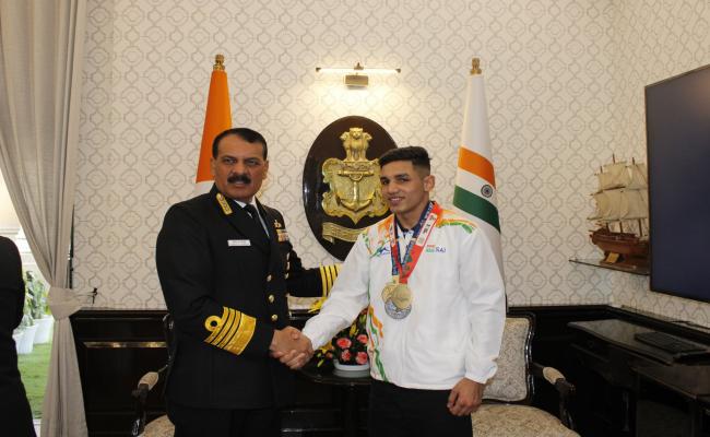 HITESH GULIA, PO LOG HONOURED BY CNS FOR GOLDEN RUN AT WORLD BOXING CUP SERIES 2025