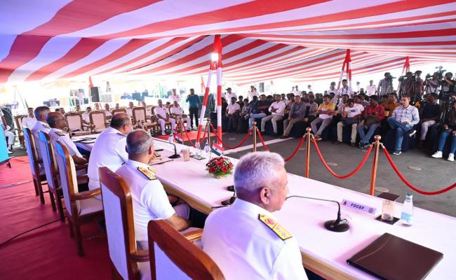 DELIVERING NAVY DAY 2025 PRESS ADDRESS, FOCINC, EASTERN NAVAL COMMAND, REAFFIRMED THE NAVY DAY 2025 THEME