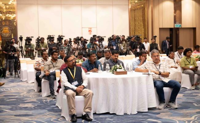 On the occasion of Navy Day 2025 and forthcoming OpDemo2025, Vice Admiral Sameer Saxena, FOCINC, SNC addressed the media personnel at a Press conference at Thiruvanthapuram on 02 December 2025. Speaking on the occasion, he emphasised Indian Navy’s rapid Aatmanirbhar modernisation & growing operational capabilities; and role as the Preferred Security Partner and #FirstResponder across the regions. He gave an overview of the multi faceted training & operational achievements of SNC, aligned with the Indian Nav