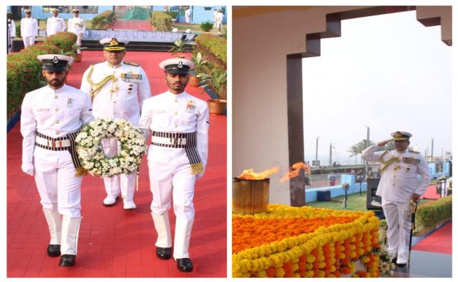 ON THE OCCASION OF NAVY DAY, FOCINC, ENC, PAID SOLEMN TRIBUTE TO THE VALIANT HEROES