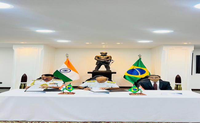 A LANDMARK TRIPARTITE MOU WAS SIGNED DURING THE ONGOING VISIT OF CNS TO BRAZIL