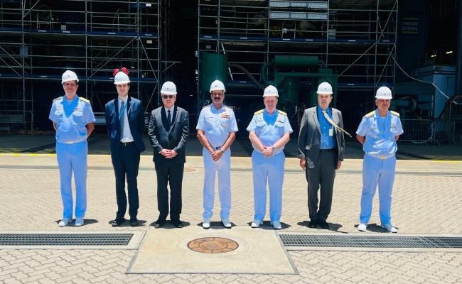 CNS VISITED THE ITAGUAÍ NAVAL COMPLEX, INCLUDING A MAJOR NAVAL SHIPYARD AND A LEADING METAL-STRUCTURES MANUFACTURING UNIT OF BRAZIL