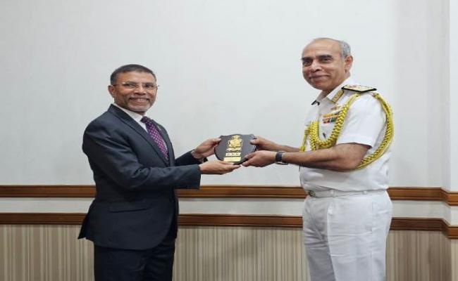 DCNS CALLS ON MALDIVIAN FOREIGN MINISTER AND NSA DURING OFFICIAL VISIT