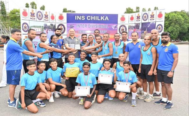 Inter - Divisional X - Country Championship was Held at INS Chilka on 29 June 2024.