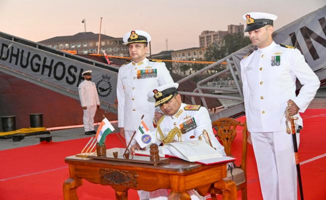 DECOMMISSIONING CEREMONY OF INS SINDHUGHOSH