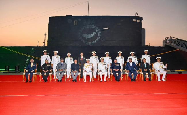 DECOMMISSIONING CEREMONY OF INS SINDHUGHOSH
