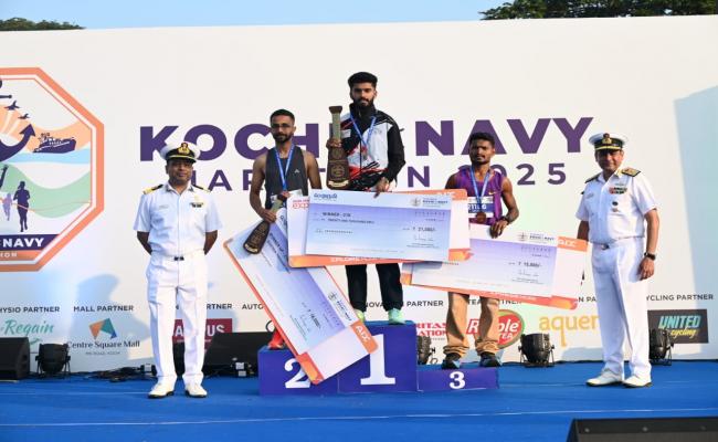 6TH EDITION OF KOCHI NAVY MARATHON, ORGANISED UNDER THE AEGIS OF THE SOUTHERN NAVAL COMMAND
