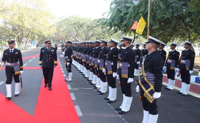 FLAG OFFICER COMMANDING-IN-CHIEF SOUTHERN NAVAL COMMAND VISITED INS VALSURA