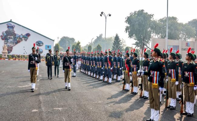 CNS VISITED THE NATIONAL CADET CORPS REPUBLIC DAY CAMP 2026 AND REVIEWED PARADE AND BAND PERFORMANCE