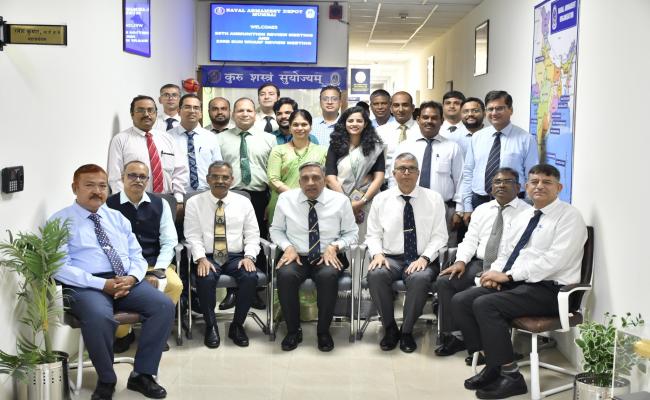 26TH AMMUNITION REVIEW MEETING AND 23RD GUN WHARF REVIEW MEETING HELD AT NAD MUMBAI