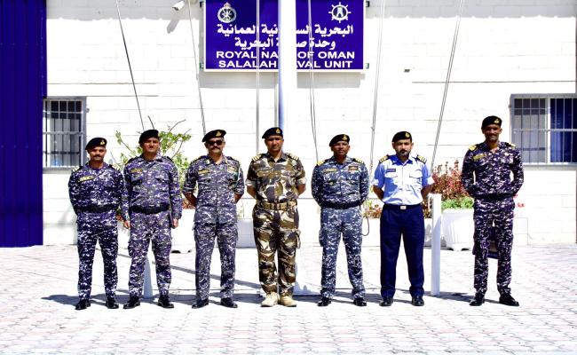 COMMANDING OFFICER INS SUDARSHINI INTERACTED WITH COMMANDING OFFICER, RNOV AL MOAZER AT SALALAH