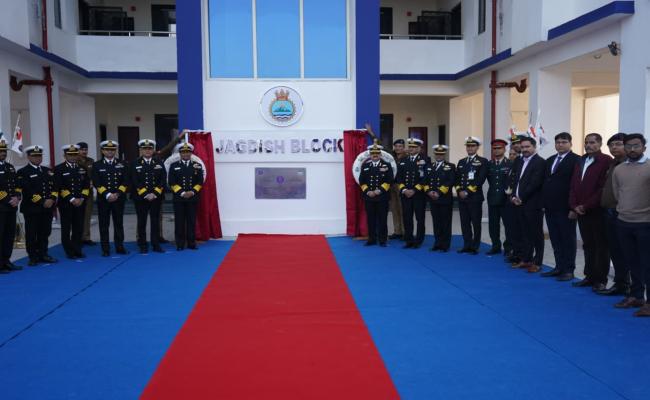 VCNS, INAUGURATED THE NEWLY CONSTRUCTED DSC MARRIED ACCOMMODATION AT INS ARAVALI, GURUGRAM