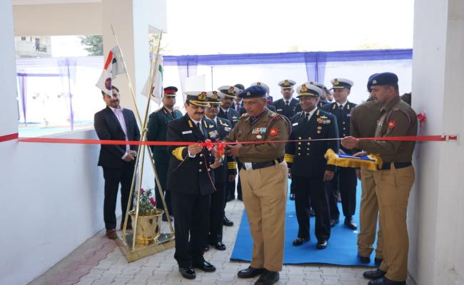 VCNS, INAUGURATED THE NEWLY CONSTRUCTED DSC MARRIED ACCOMMODATION AT INS ARAVALI, GURUGRAM