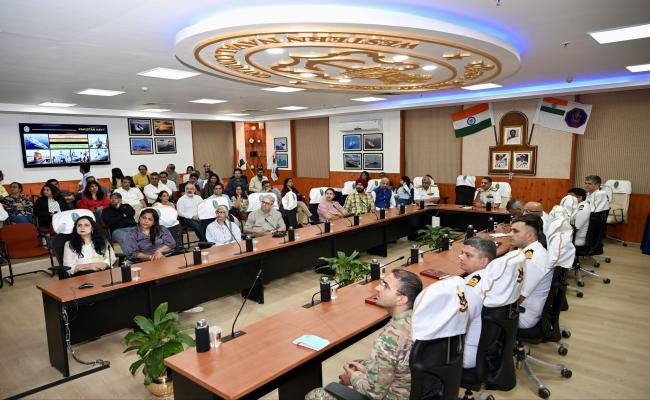 A DELEGATION FROM THE INDIA LEADERSHIP COUNCIL BY TIMES GROUP VISITED HQWNC AND NAVAL DOCKYARD MUMBAI ON 31 JANUARY 2026