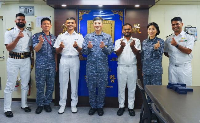 REPUBLIC OF KOREA NAVY ARRIVES AT VISAKHAPATNAM TO JOIN THE INTERNATIONAL FLEET FOR IFR 2026 INDIA AND MILAN 2026