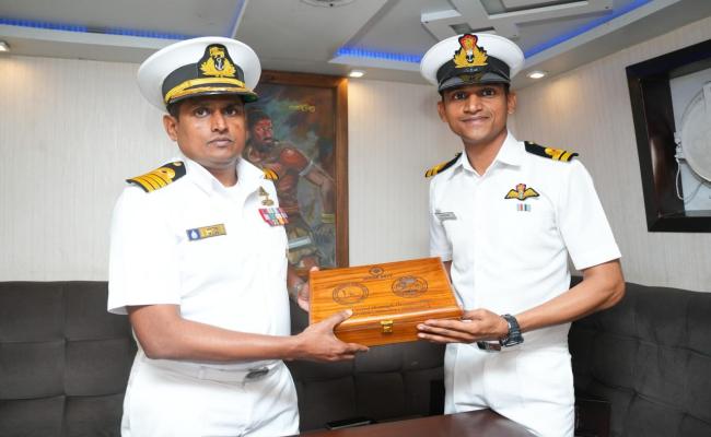 SRI LANKA NAVY ARRIVED AT VISAKHAPATNAM TO PARTICIPATE IN INTERNATIONAL FLEET REVIEW 2026 AND MILAN 2026.
