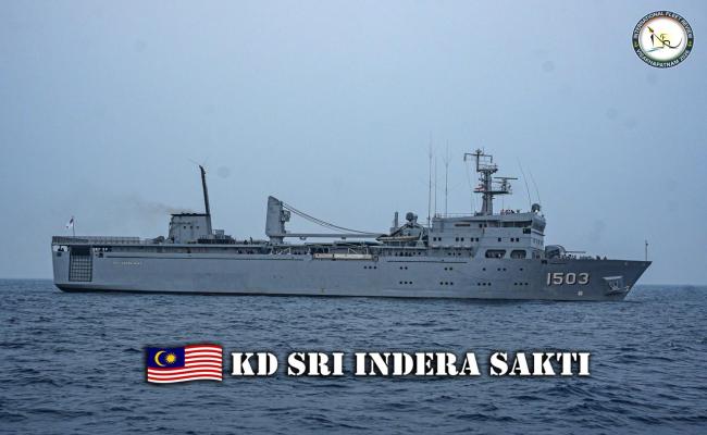 KD SRI INDERA SAKTI, A MULTI-ROLE SUPPORT SHIP OF THE ROYAL MALAYSIAN NAVY, JOINS IFR 2026 INDIA AND MILAN 2026