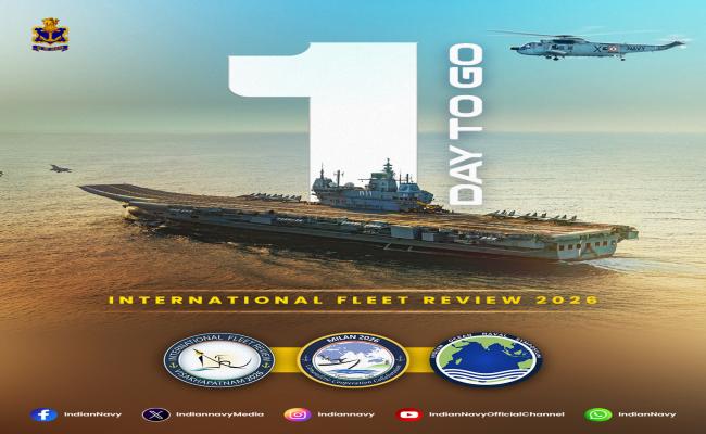 TOMORROW, AT INTERNATIONAL FLEET REVIEW 2026