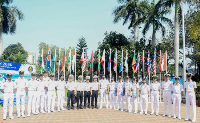 AS PART OF MILAN 2026 YOUNG NAVAL OFFICERS FROM FRIENDLY NAVIES FOR TWO DAYS OF PROFESSIONAL ENGAGEMENT