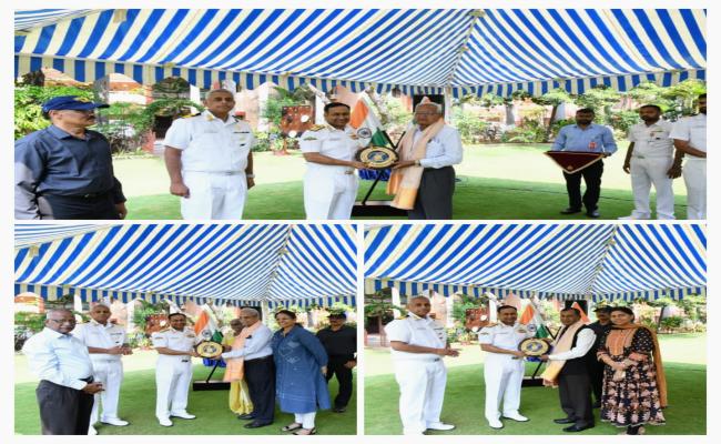 CONTROLLER OF PERSONNEL SERVICES, NAVAL HEADQUARTERS INTERACTED WITH NAVAL VETERANS AT HYDERABAD