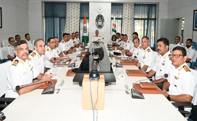A MEDIA TEAM FROM DTE OF PUBLIC RELATIONS OF MOD VISITED NAVAL DOCKYARD WNC ON 09 JUL 25