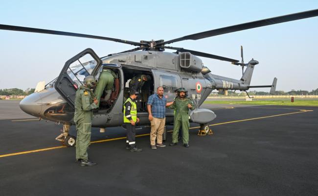 SWIFT MEDEVAC BY INDIAN NAVY SAVES LIFE AT SEA