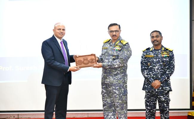 REAR ADMIRAL VIKAS CHAWLA REVIEWS INS SHIVAJI, FELICITATES MAIDEN MARINE PROPULSION COURSE GRADUATES