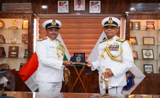 REAR ADMIRAL SAMEER SANJAY POTE, ASSUMED CHARGE AS THE 19TH FLAG OFFICER SUBMARINES