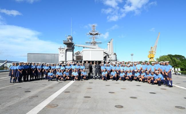 INS Jalashwa hosted about 100 SCC