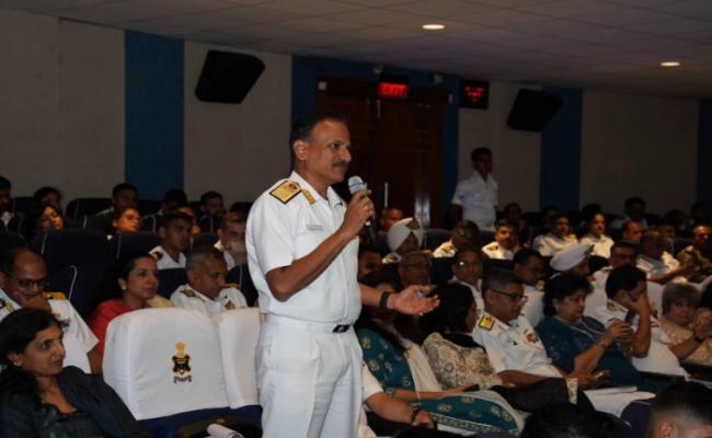 A Talk on A Blueprint for Financial Security, was delivered by Cmde Ray Brian D’Souza (Retd) for personnel of ENC at Visakhapatnam.