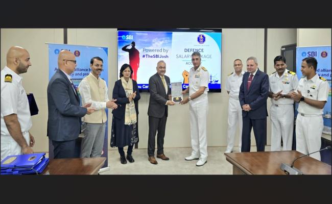 INDIAN NAVY & SBI JOIN HANDS FOR ENHANCED FINANCIAL SECURITY