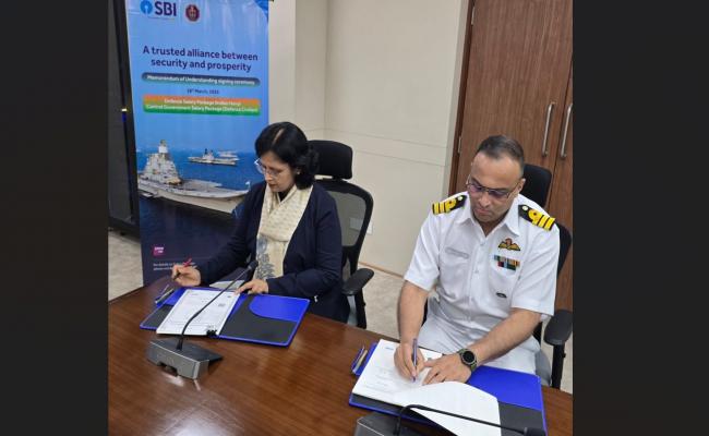 INDIAN NAVY & SBI JOIN HANDS FOR ENHANCED FINANCIAL SECURITY