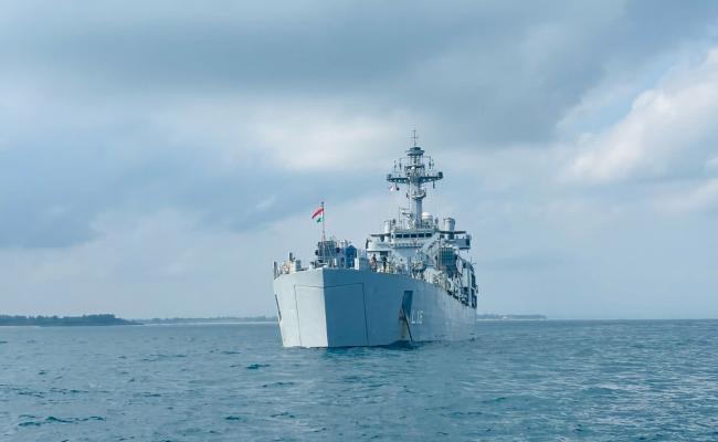 INS Shardul And P-8I Aircraft Arrived In Bali, Indonesia